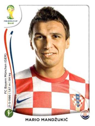 Mario Mandžukić – FIFA World Cup 2014 Brazil, Nr. 69