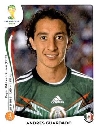 Andrés Guardado – FIFA World Cup 2014 Brazil, Nr. 79