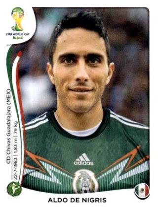 Aldo de Nigris – FIFA World Cup 2014 Brazil, Nr. 84