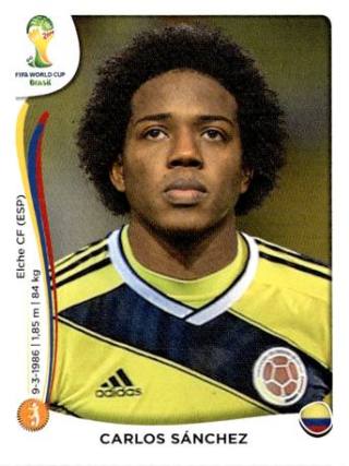 Carlos Sánchez Moreno – FIFA World Cup 2014 Brazil, Nr. 193