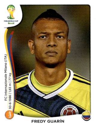 Fredy Guarín – FIFA World Cup 2014 Brazil, Nr. 195