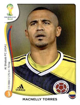 Macnelly Torres – FIFA World Cup 2014 Brazil, Nr. 197