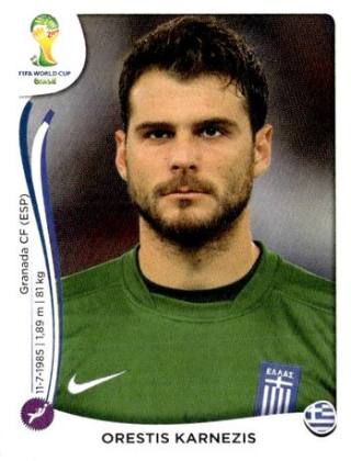 Orestis Karnezis – FIFA World Cup 2014 Brazil, Nr. 205