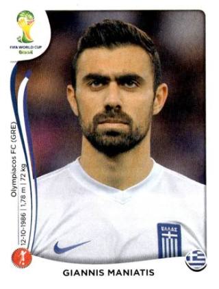 Ioannis Maniatis – FIFA World Cup 2014 Brazil, Nr. 208