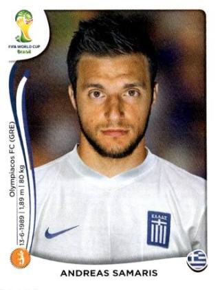 Andreas Samaris – FIFA World Cup 2014 Brazil, Nr. 212