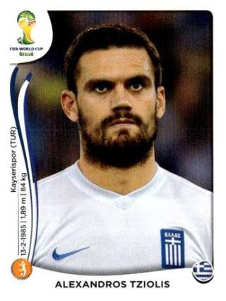 Alexandros Tziolis – FIFA World Cup 2014 Brazil, Nr. 215