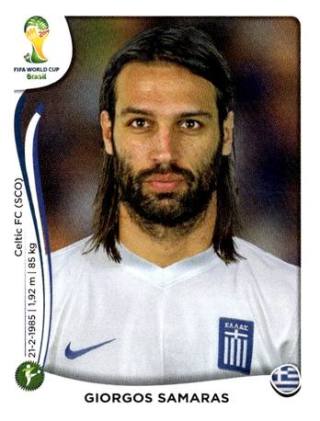 Giorgos Samaras – FIFA World Cup 2014 Brazil, Nr. 218