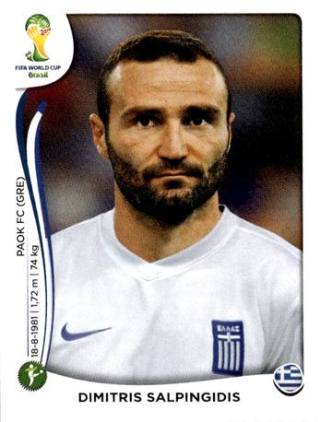 Dimitrios Salpingidis – FIFA World Cup 2014 Brazil, Nr. 219