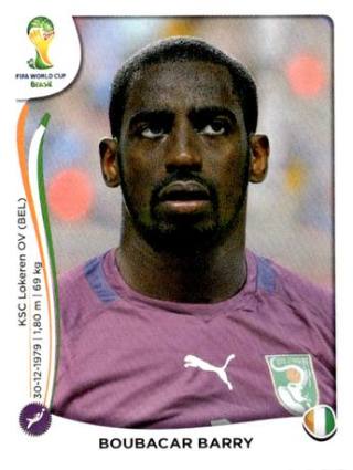 Boubacar Barry – FIFA World Cup 2014 Brazil, Nr. 224