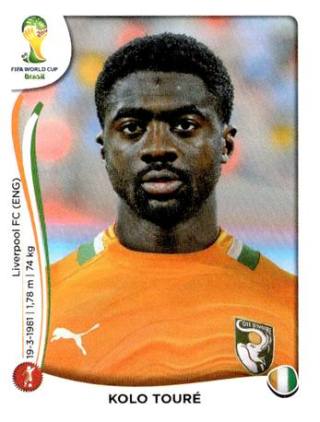 Kolo Touré – FIFA World Cup 2014 Brazil, Nr. 225