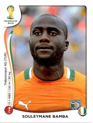 Souleymane Bamba – FIFA World Cup 2014 Brazil, Nr. 227