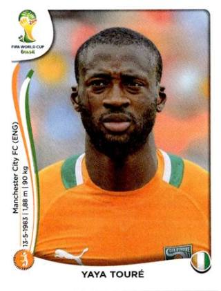 Yaya Touré – FIFA World Cup 2014 Brazil, Nr. 231