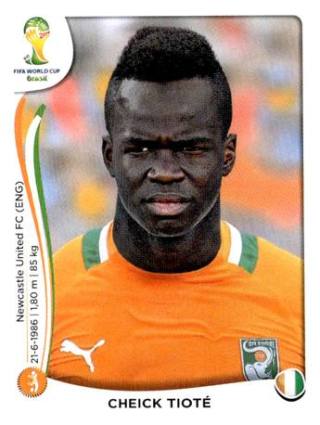 Cheik Tioté – FIFA World Cup 2014 Brazil, Nr. 232