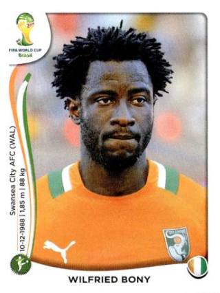 Wilfried Bony – FIFA World Cup 2014 Brazil, Nr. 238