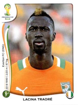 Lacina Traoré – FIFA World Cup 2014 Brazil, Nr. 239