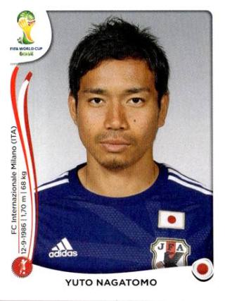 Yūto Nagatomo – FIFA World Cup 2014 Brazil, n. 247