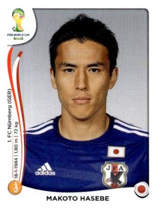 Makoto Hasebe – FIFA World Cup 2014 Brazil, Nr. 252