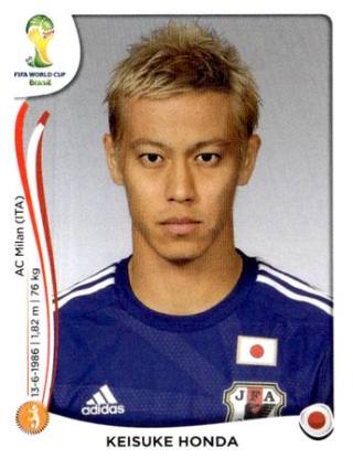 Keisuke Honda – FIFA World Cup 2014 Brazil, Nr. 253