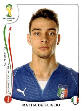 Mattia De Sciglio – FIFA World Cup 2014 Brazil, Nr. 324