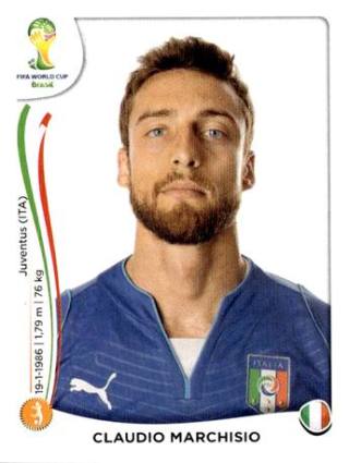 Claudio Marchisio – FIFA World Cup 2014 Brazil, Nr. 329
