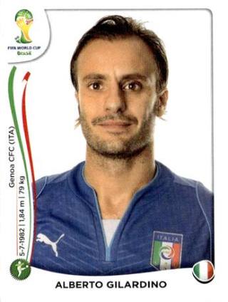 Alberto Gilardino – FIFA World Cup 2014 Brazil, Nr. 333