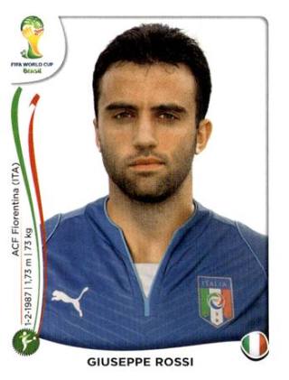 Giuseppe Rossi – FIFA World Cup 2014 Brazil, no. 334