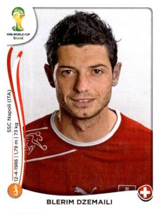Blerim Dzemaili – FIFA World Cup 2014 Brazil, Nr. 348