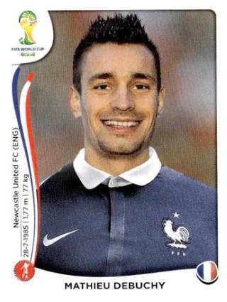 Mathieu Debuchy – FIFA World Cup 2014 Brazil, Nr. 378