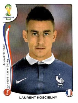 Laurent Koscielny – FIFA World Cup 2014 Brazil, Nr. 380