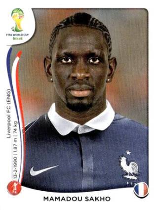 Mamadou Sakho – FIFA World Cup 2014 Brazil, Nr. 381
