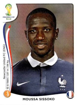 Moussa Sissoko – FIFA World Cup 2014 Brazil, Nr. 383