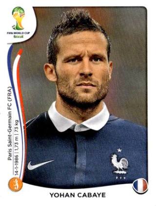 Yohan Cabaye – FIFA World Cup 2014 Brazil, Nr. 384