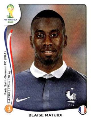 Blaise Matuidi – FIFA World Cup 2014 Brazil, n.º 385