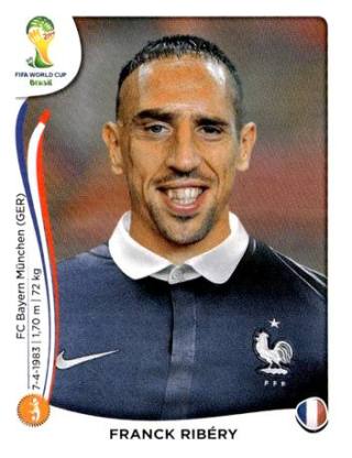Franck Ribéry – FIFA World Cup 2014 Brazil, Nr. 389