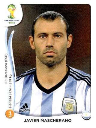 Javier Mascherano – FIFA World Cup 2014 Brazil, Nr. 421