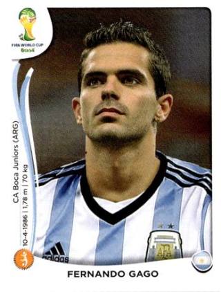 Fernando Gago – FIFA World Cup 2014 Brazil, Nr. 422