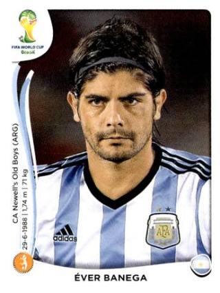 Éver Banega – FIFA World Cup 2014 Brazil, Nr. 423