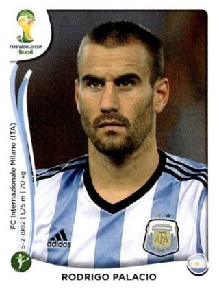 Rodrigo Palacio – FIFA World Cup 2014 Brazil, Nr. 427