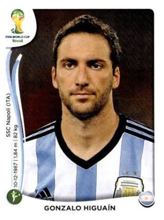 Gonzalo Higuaín – FIFA World Cup 2014 Brazil, Nr. 429