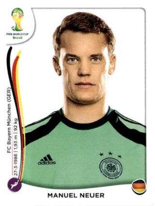 Manuel Neuer – FIFA World Cup 2014 Brazil, Nr. 490