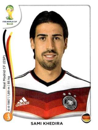 Sami Khedira – FIFA World Cup 2014 Brazil, Nr. 496