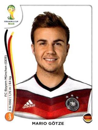 Mario Götze – FIFA World Cup 2014 Brazil, Nr. 500