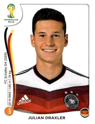 Julian Draxler – FIFA World Cup 2014 Brazil, Nr. 501