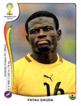 Fatau Dauda – FIFA World Cup 2014 Brazil, Nr. 528