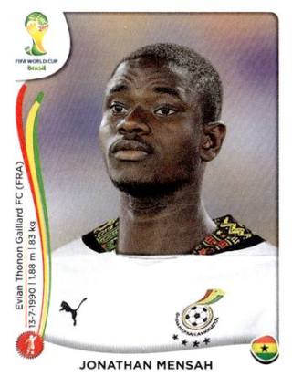 Jonathan Mensah – FIFA World Cup 2014 Brazil, Nr. 530