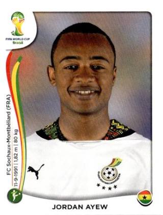 Jordan Ayew – FIFA World Cup 2014 Brazil, no. 543