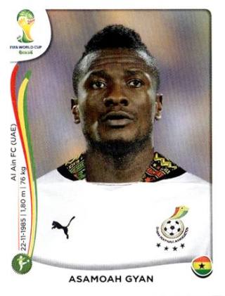Asamoah Gyan – FIFA World Cup 2014 Brazil, Nr. 544