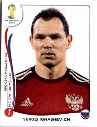 Sergei Nikolajewitsch Ignaschewitsch – FIFA World Cup 2014 Brazil, Nr. 605