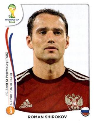 Roman Nikolajewitsch Schirokow – FIFA World Cup 2014 Brazil, n. 611