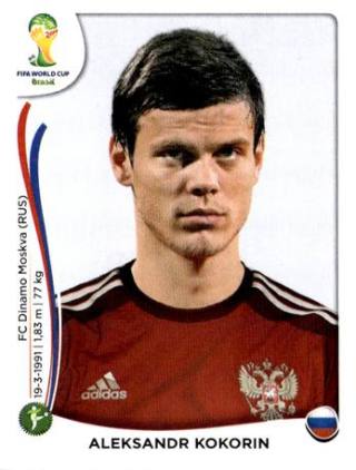 Alexander Alexandrowitsch Kokorin – FIFA World Cup 2014 Brazil, Nr. 619